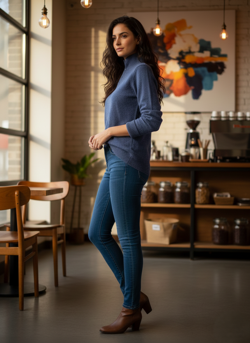 The Highlands Button-Neck Pullover